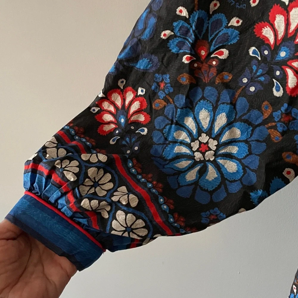 Farm Rio Button Front Mini Dress - Picture 7 of 9